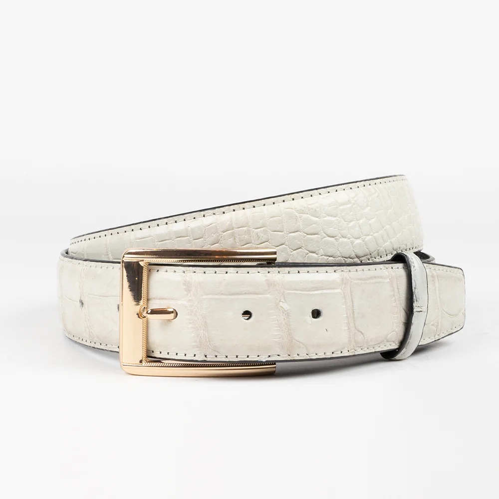 489. NWT MENS SHERRILL & BROTHERS BILLY 40 GENUINE CROCODILE BELT